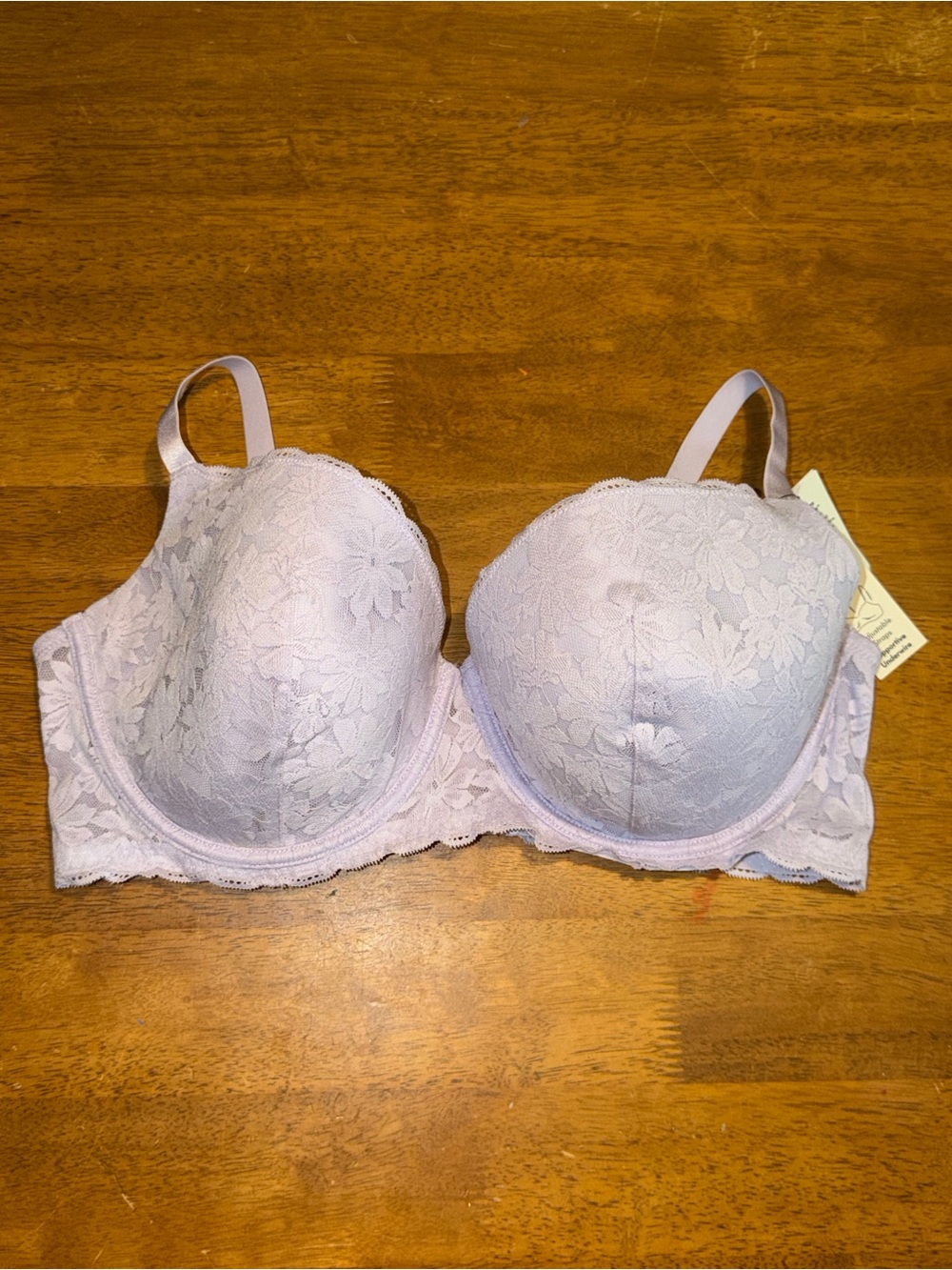 No Boundaries Lavender Lace Underwire Bra